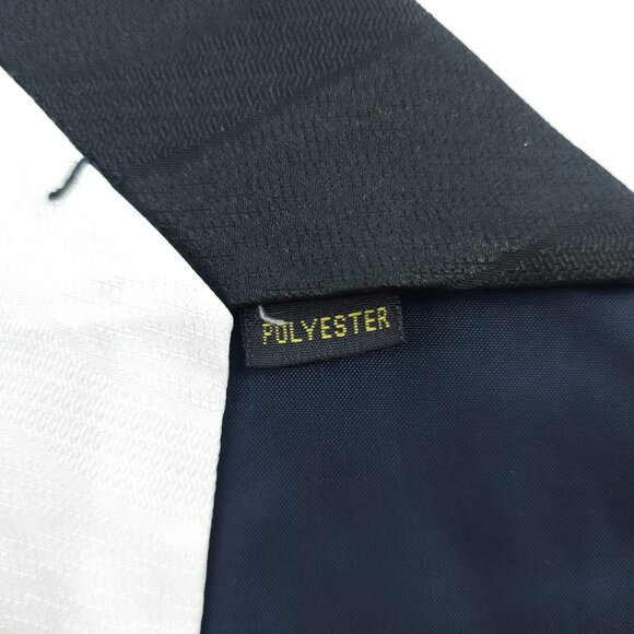 Christian Armand Men Necktie Polyester Black White Gray Size 59x3.5 - NWOT - Picture 4 of 6